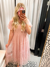 Load image into Gallery viewer, Polka Dot Tulle Midi Dress
