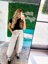 Load image into Gallery viewer, Striped Drawstring Pocket Joggers
