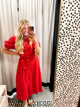 Load image into Gallery viewer, Red Eyelet Dress
