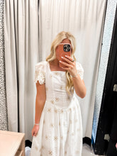 Load image into Gallery viewer, SCALLOPED EYELET LACE DRESS
