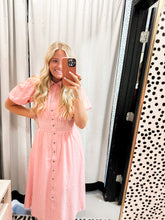 Load image into Gallery viewer, Pink Entro Striped Dress
