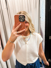 Load image into Gallery viewer, Raw Edge Sleeveless Lightweight Cardigan
