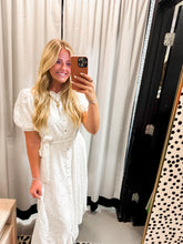 Load image into Gallery viewer, White Eyelet Dress
