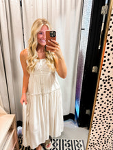 Load image into Gallery viewer, Striped Button Sleeveless Sundress
