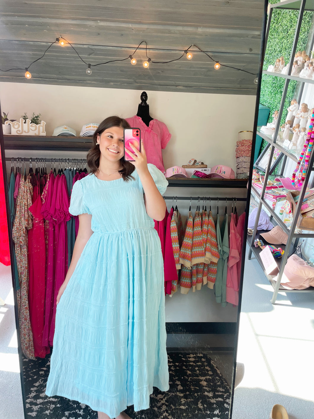 Just A Little Blue Midi Dress