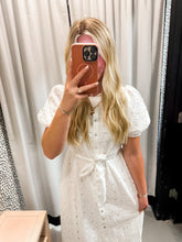 Load image into Gallery viewer, White Eyelet Dress
