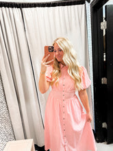 Load image into Gallery viewer, Pink Entro Striped Dress
