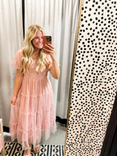 Load image into Gallery viewer, Polka Dot Tulle Midi Dress
