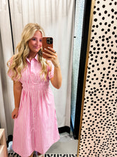 Load image into Gallery viewer, Pinky Promise Striped Dress
