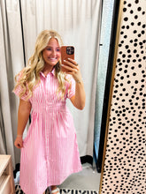 Load image into Gallery viewer, Pinky Promise Striped Dress
