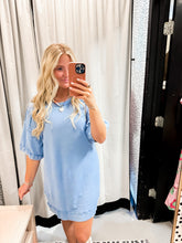 Load image into Gallery viewer, Girls Day Out Mini Dress in Blue

