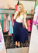 Load image into Gallery viewer, Lead the Way Tiered Maxi Skirt
